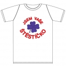 Ptákoviny - Tričko pro nejmenší s vtipným nápisem Jsem vaše štěstíčko! 